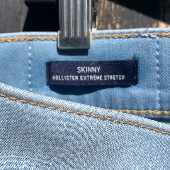 Hollister Mens Skinny 31X32 Light Blue Jean - Picture 3 of 4